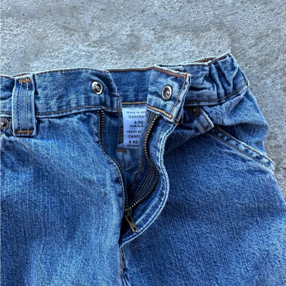 RARE Vintage Kids Signature by Levi Strauss Y2K Denim Distressed Jeans 6Regular - Picture 7 of 8